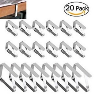 Amazon cross-border tablecloth clip picnic tablecloth clip stainless steel large tablecloth clip