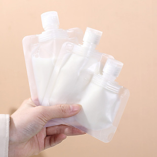 Travel Lotion Pack 100ml Cosmetic Liquid Storage Bottle Shampoo and Body Soap Flap Mouth Pack