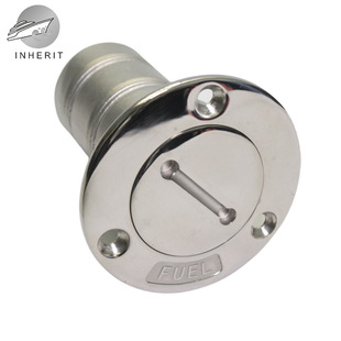 Ordinary fuel filler 38/50 316 stainless steel yacht fuel tank 2-inch water filler with lock tank cover sewage filler
