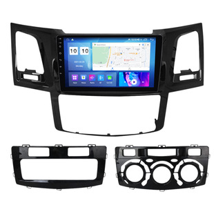 Применимо для Toyota Fortuner Hilux 2004-14 черный Carplay Android Bluetooth навигационный экран