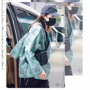 [in stock] Mini Yang's New Chinese Style Zen Style Advanced Sense Modified Plate Button Jacket Embroidered Dress