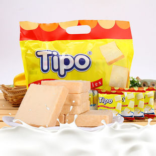 Vietnam imported bread dry coconut durian flavor milk flavor single package 115g 270g breakfast snack food