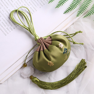 Wenchuang Scenic Area Sachet Safe Amulet Carry-on Sachet Antique Hanfu Court Accessories Car Small Pendant Fortune Bag