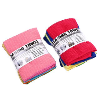 General merchandise classic two-color striped cloth kitchen household easy to clean absorbent cleaning cloth factory wholesale and retail