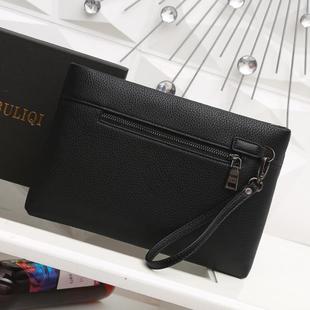 2025 Men's Business Clutch Large Oblique Embossed Trendy Men's Large Handbag Large Capacity Casual Men's Bag Envelope Wallet