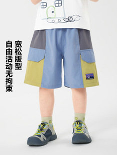 Right European boys color matching shorts new summer clothes summer children's clothing children's baby casual summer tide U16007