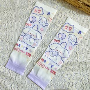Children's Ice Sleeve Summer Sunscreen Wholesale Cute Cartoon Ice Silk Sleeve Arm Guard Printing Super Cute Fashionable Princess Outdoor