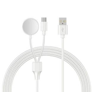 The new product is suitable for Samsung 2-in -1 watch wireless charging, mobile phone charging line data line, a variety of interfaces can be