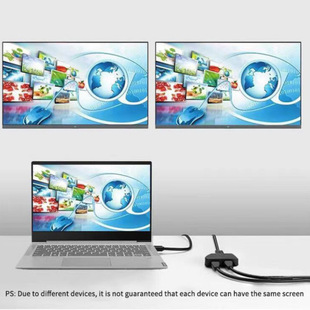 Switching Line 1 in 2 Out Screen Splitter 24K Y Splitter
