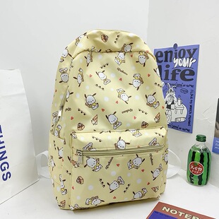 Cartoon Ins Style Parchapa Dog Backpack Casual Lightweight Cute Junior Senior high school Student Schoolbag Large Capacity Backpack Women