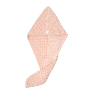 Coral Fleece Shower Cap Hair Dried Cap Women's Thickened Super Absorbent Quick Dried Cap Towel Cute High Color Value Hair Dried Cap