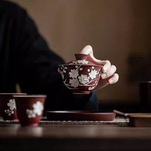Порошок рисованной боярышник красная керамика