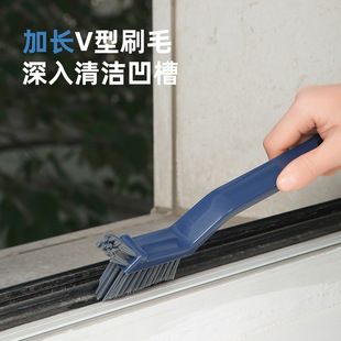 Three-in-one plastic bathroom floor brush gap brush floor brush cleaning brush toilet cleaning bristle gap floor brush