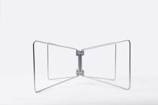 Outdoor Camping Convenient Storage Box Bracket Garbage Bag Bracket Barbecue Bracket Metal Rack Fast Folding Bucket Rack