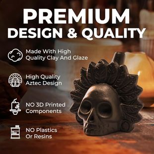 Cross-border Explosions Aztec Death Whistle Prank Halloween Decompression Trick Haunted House Novelty Toy Ornaments