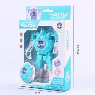 Children's kindergarten robot deformation electronic watch deformation watch cartoon electronic watch Primary School students prizes