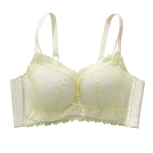 Underwear Non-magnetic Non-steel Ring Thickened Small Chest Gathering Accessory Breast Not Empty Cup Lace Sexy Women's Bra