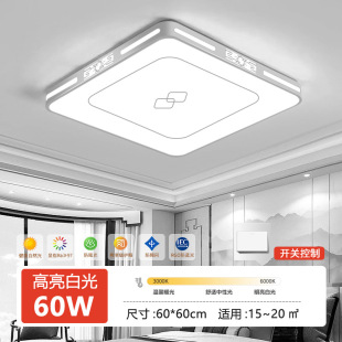 New Chinese style living room lamp simple modern atmospheric headlight super bright main lamp led ceiling lamp 2023 new lamps