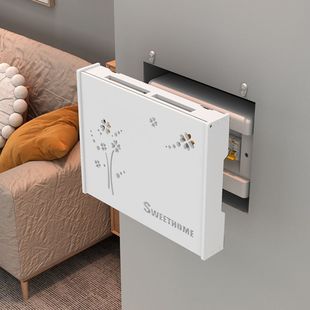 [Postage] wifi wireless router optical cat wall-mounted multimedia weak current shielding decoration open power box plug