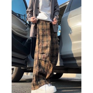 Prellis Pants Retro Trendy Brand Casual Pants for Men and Women Young People and Students Dape Sense Personality Puppies Handsome Long Pants Straight Leg Pants