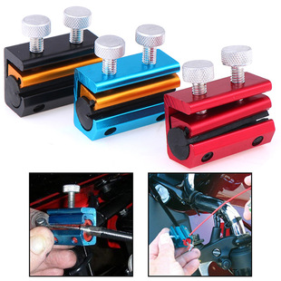 Cross-border hot sale motorcycle throttle line oiler cable oiler lubricating oil double-head oil clip lubricator