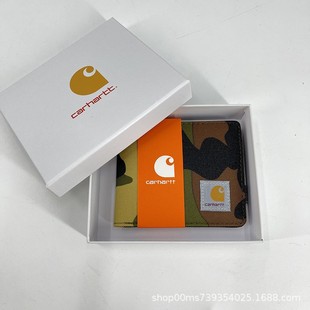 One-piece delivery Carhartt Carhart fashion wallet women's coin purse fashion brand Japanese and Korean ins style fashion