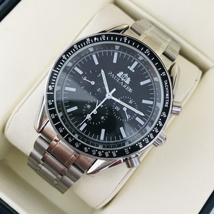 Watch men's automatic mechanical watch solid steel belt waterproof cross-border Amazon hot selling men's watch multi-functional