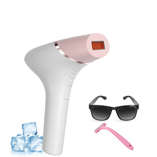 Cross-border handheld freezing point hair removal instrument underarm private painless hair removal photon rejuvenation intense pulsed light home beauty instrument