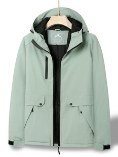 Outdoor waterproof windproof coat printing LOGO assault clothing snow work clothes printing long sleeve frock windbreaker wholesale