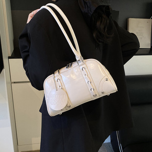 2025 New Large Capacity Bag Handbag Senmeng Commuter Niche Design Shoulder Underarm Bag Casual Pillow Bag