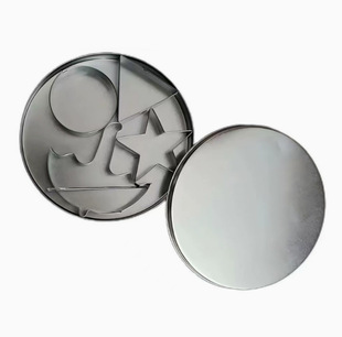 Cross-border Hot Sale Stainless Steel Buckle Sugar Cake Mold South Korea Game Cookie Mold Baking Tools DIY Cookie Mold
