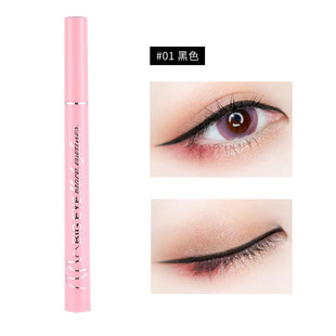 Southeast Asia foreign trade eyeliner waterproof makeup non-blooming quick-drying eyeliner pen wholesale cross-border cool black eyeliner