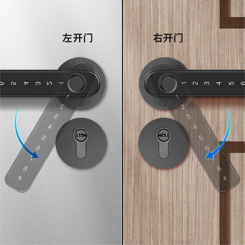 Cross-Border Exclusive Supply of Electronic Smart Locks, Graffiti Smart Door Locks, Replacement for Ball Locks, Indoor Door Handles, Fingerprint Locks, Combination Locks