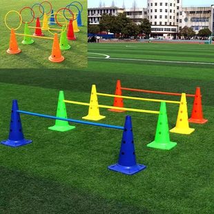 Hurdle Training Equipment Sign Bucket Basketball Obstacle Sign Disc Cone Ice Cream Cone Kidsren's Taekwondo Road Obstacle Pile