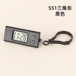 Portable small hanging watch student backpack key chain electronic clock work study postgraduate entrance examination mute electronic watch