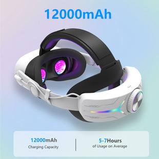 Новый головной убор Meta quest3 RGB Электрический головной убор 8000 мА Не прижимное лицо Аксессуары для Quest3VR