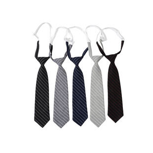Casual Striped Ins Small Tie Harajuku Style Cool Male and Female Student Lazy Hit-Free Japanese Department College Style Short JK