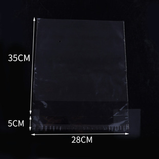 Pp Self-Adhesive Bag Transparent Clothing Self-Sealing Packaging Bag Large Dust-Proof and Moisture-Proof Bag Clothing Accessories Storage Bag Manufacturer