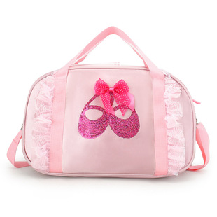 Dance Bag New Children Shoulder Dance Backpack Latin Ballet Bag Girl Princess Dance Bag Printing LOGO