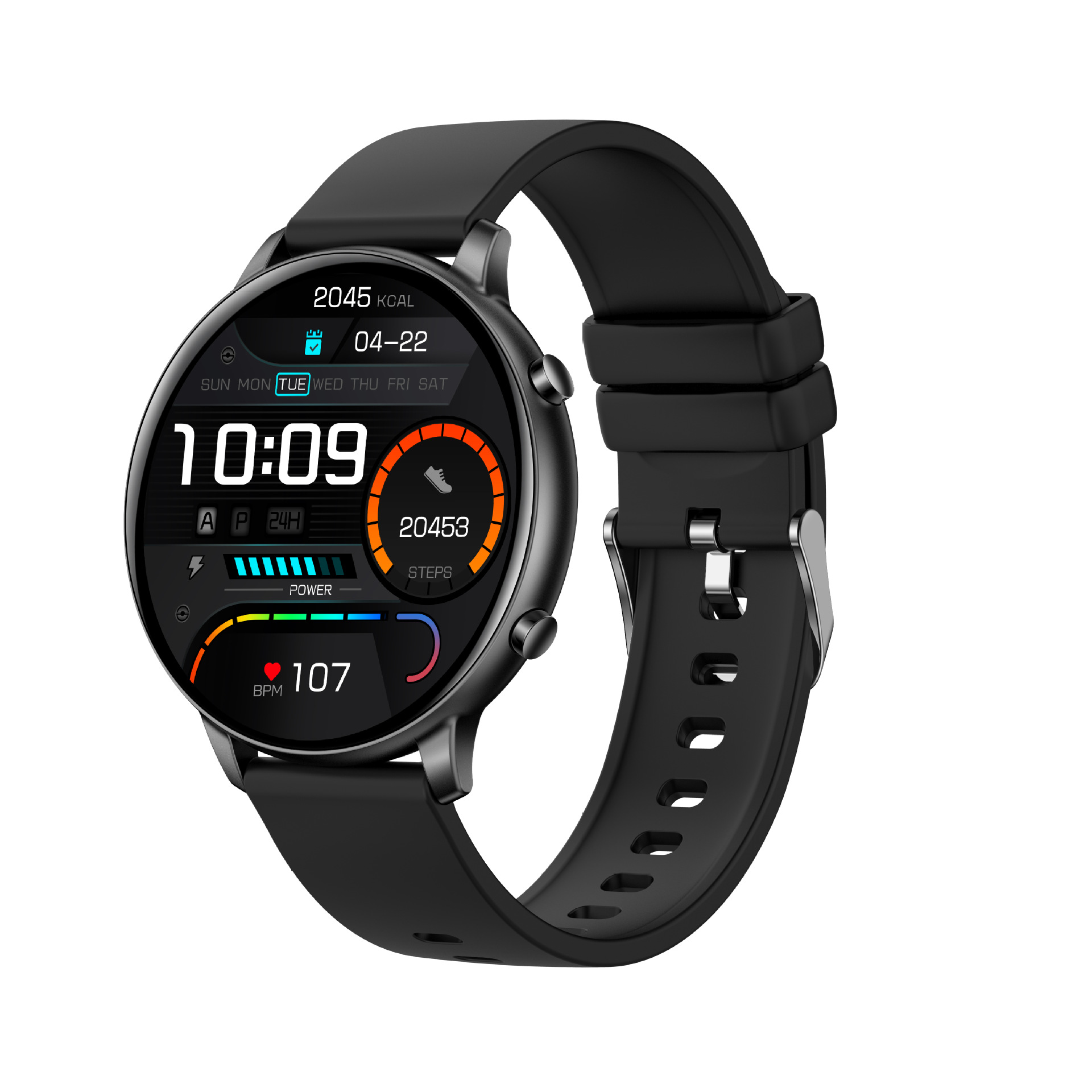 G28 female smart watch 1.39 inch heart rate blood pressure monitoring exercise pedometer adult bluetooth watch cross border