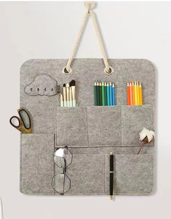 Felt door back storage bag felt storage hanging bag factory wholesale a large number of in stock colors available