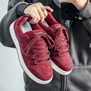 VASIBAEN German Training White Shoes Men's 2024 Autumn New All-match Casual Canvas Shoes Men's Ins Niche Design