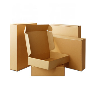 Flying machine box special hard in stock wholesale three-layer corrugated kraft paper express packaging paper box carton color packaging box