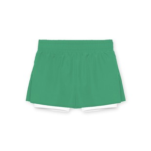 Foreign Trade Cross-border 2022 Summer New Stretch Fitness Shorts Running Sports Leisure Breathable Five-point Double-layer Pants for Men