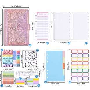 in stock Amazon Cross-border Creative Handbook a6 Gympani Notepad Trend Loose-leaf Notebook Customization