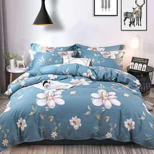 [skin-friendly quilt cover quilt cover pillowcase] quilt cover single-piece quilt cover bedding autumn and winter 1.8 quilt cover room