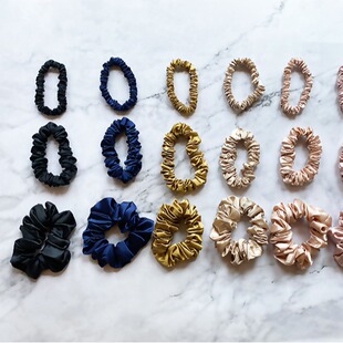 22 Mmi High Grade Heavy Silk Hair Ring French Traceless 100% Mulberry Silk Hair Rope Curing Hair Silk Colon Ring