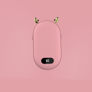 Новая грелка для рук с цифровым дисплеем Power Bank два-в-одном осенне-зимняя теплая мультяшная портативная грелка для рук с зарядкой через USB