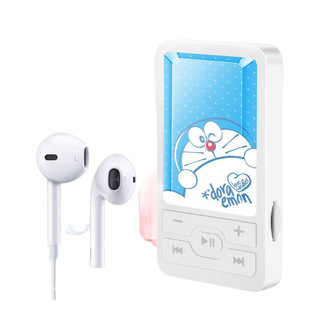 Студенты слушают песни mp3 Walkman старшеклассники мальчик и девочка мини портативный спортивный музыкальный плеер