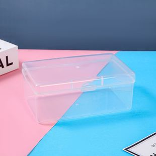 Large cosmetic cotton packaging box plastic rectangular box high makeup remover Cotton Box dustproof cotton swab cotton swab storage box